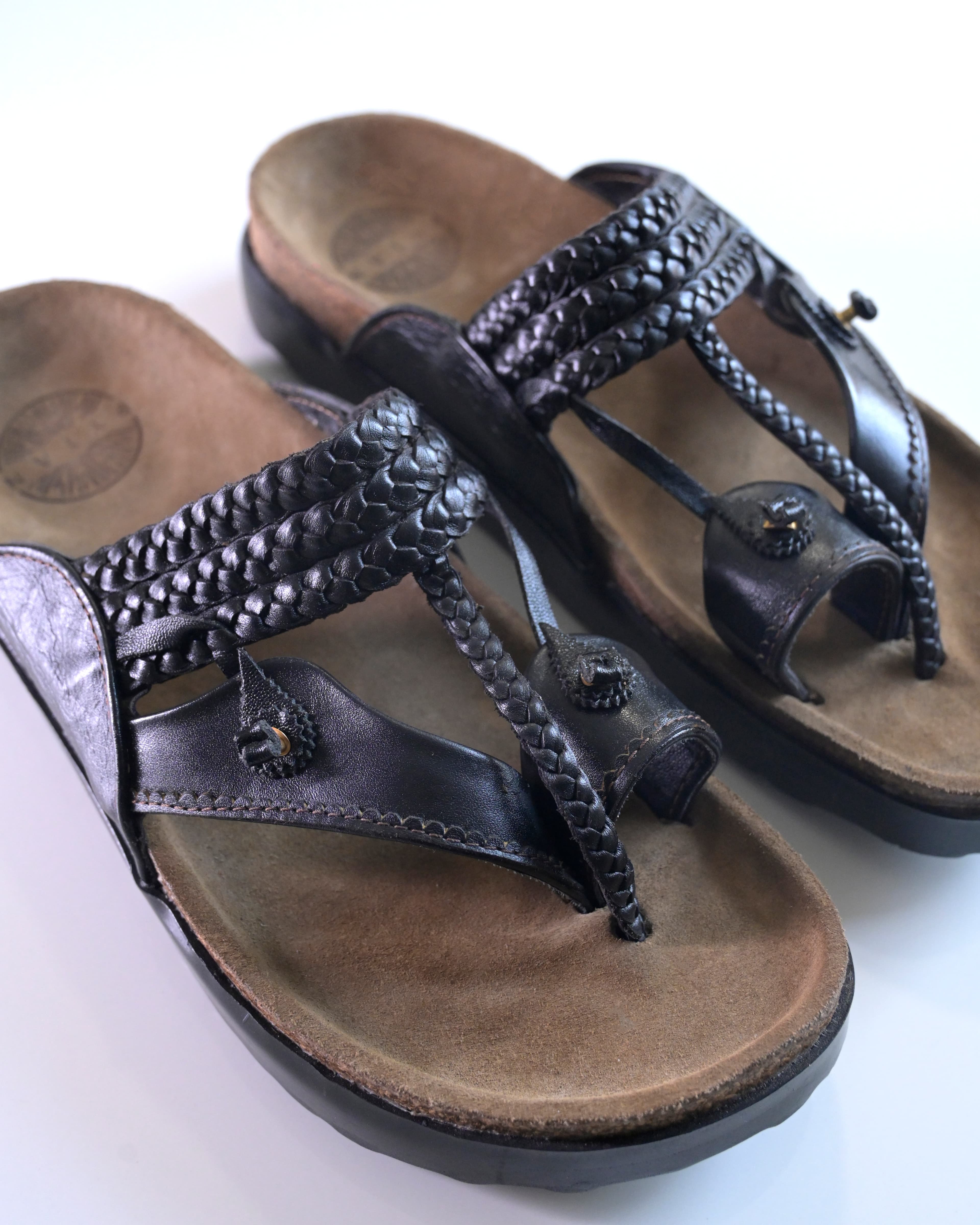 Hand-stitch detail closeup